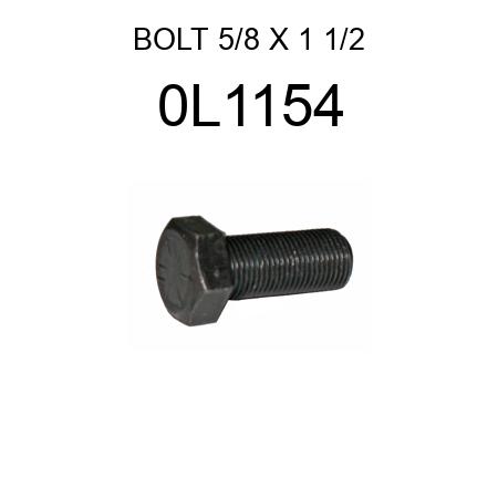 BOLT 5/8 X 1 1/2 0L1154