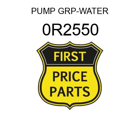 PUMP GRP-WATER 0R2550