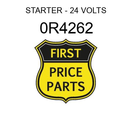 STARTER - 24 VOLTS 0R4262