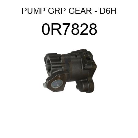 PUMP GRP GEAR  D6H 0R7828