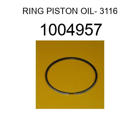 RING PISTON OIL- 3116 1004957