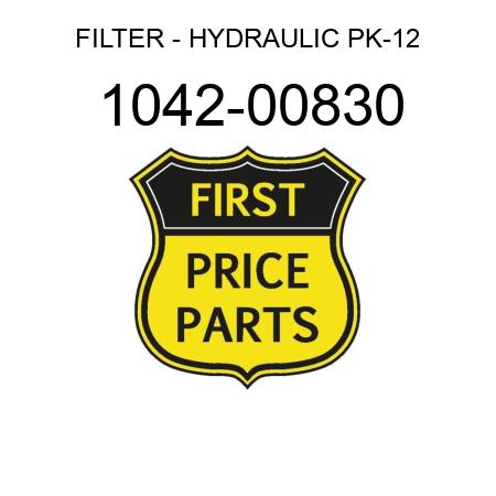 FILTER - HYDRAULIC PK-12 1042-00830