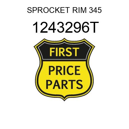 SPROCKET RIM 345 1243296T