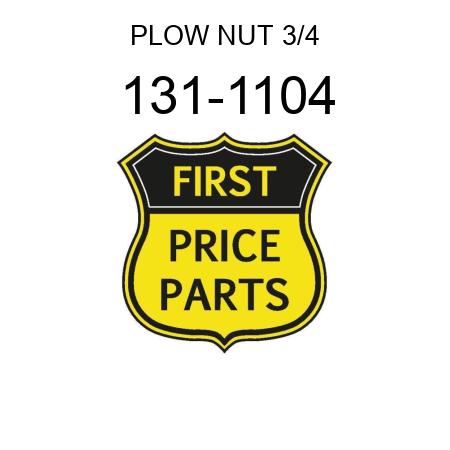 PLOW NUT 3/4 131-1104