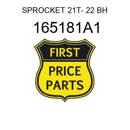 SPROCKET 21T- 22 BH 165181A1
