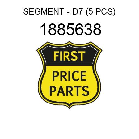 SEGMENT GRP - D7G (5 PCS) (3P1039) 1885638