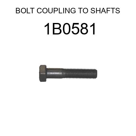 BOLT COUPLING TO SHAFTS 1B0581