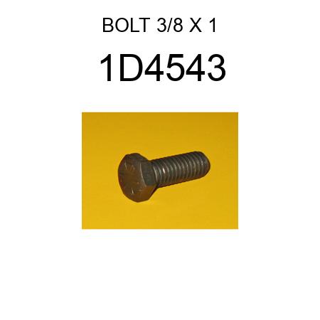 BOLT 3/8 X 1 1D4543