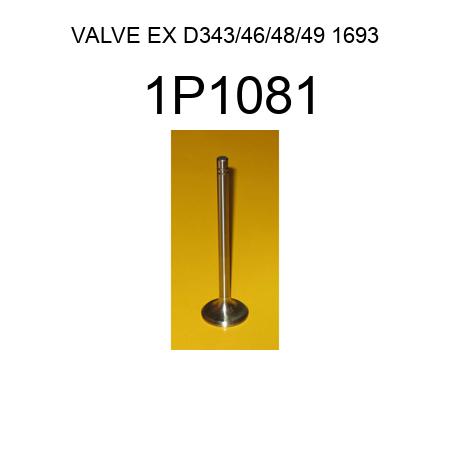 VALVE EX D343/46/48/49 1693 1P1081