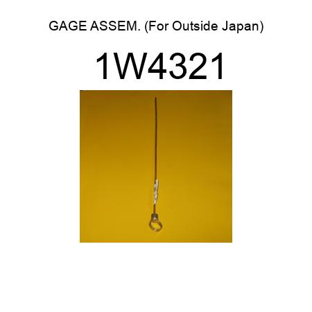 GAGE ASSEMBLY 1W4321