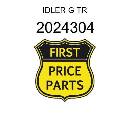 IDLER W/SHAFT LG DIA - D6H/R 2024304