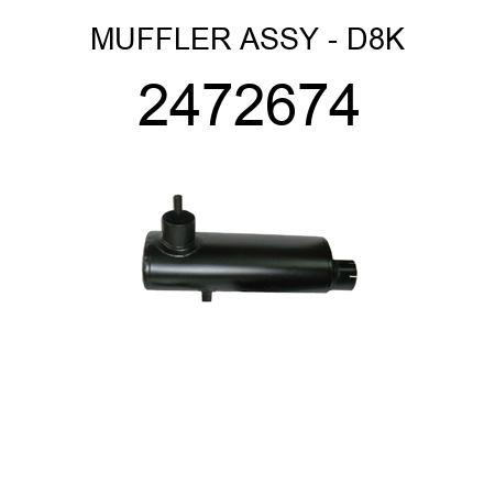 MUFFLER ASSY - D8K 2472674