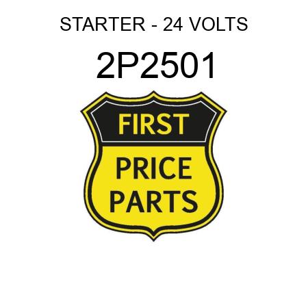 STARTER - 24 VOLTS 2P2501