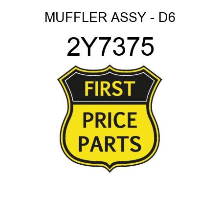 MUFFLER ASSY - D6 2Y7375