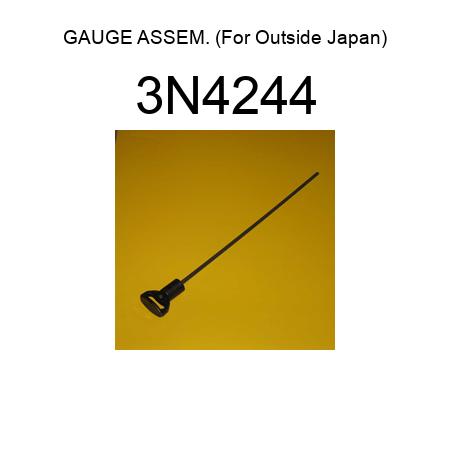GAUGE ASSEM. (For Outside Japan) 3N4244