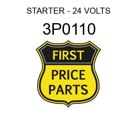 STARTER - 24 VOLTS 3P0110