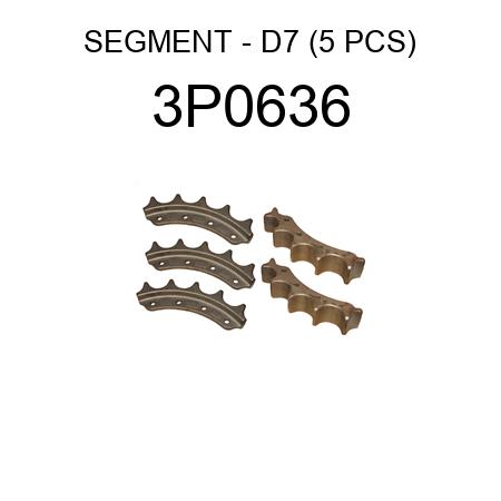 SEGMENT - D7 (5 PCS) 3P0636