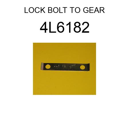 LOCK BOLT TO GEAR 4L6182
