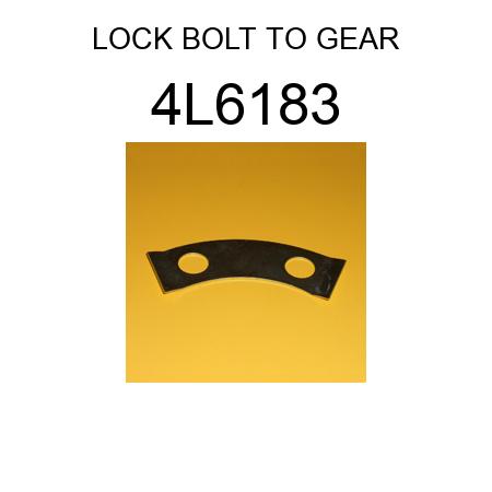 LOCK BOLT TO GEAR 4L6183