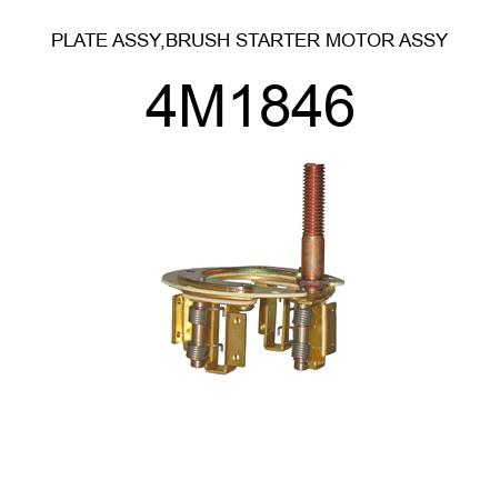 PLATE ASSY,BRUSH STARTER MOTOR ASSY 4M1846
