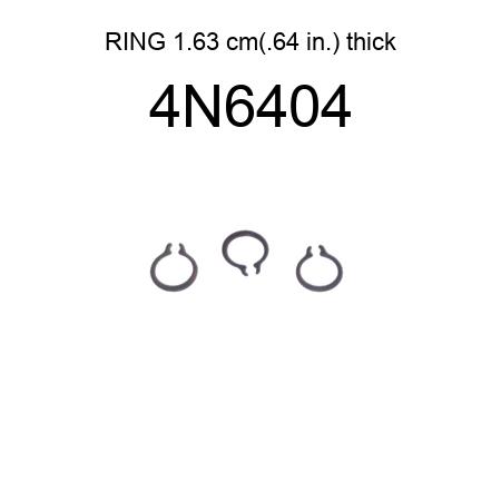 RING 1.63 cm(.64 in.) thick 4N6404
