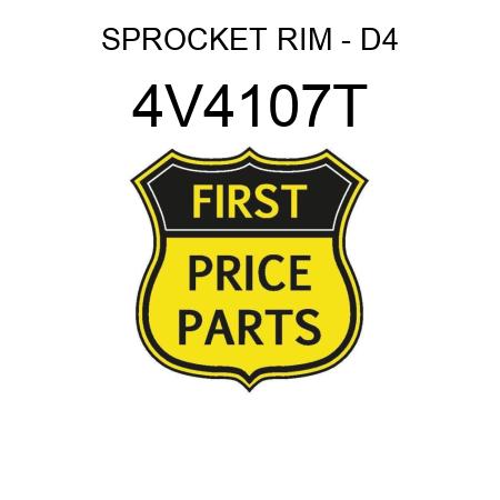 SPROCKET RIM - D4 4V4107T