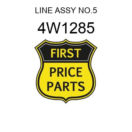 LINE ASSY NO.5 4W1285