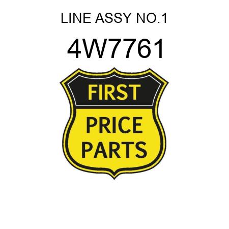 LINE ASSY NO.1 4W7761