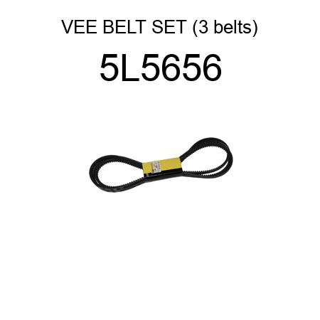 VEE BELT SET (3 belts) 5L5656