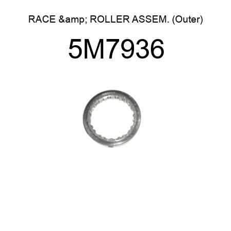 RACE & ROLLER ASSEM. (Outer) 5M7936