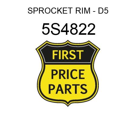 SPROCKET RIM - D5 5S4822