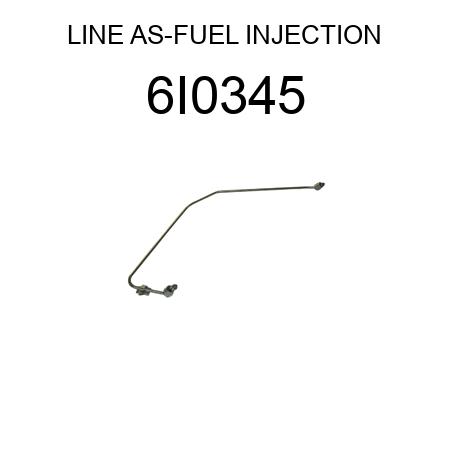 LINE AS-FUEL INJECTION 6I0345