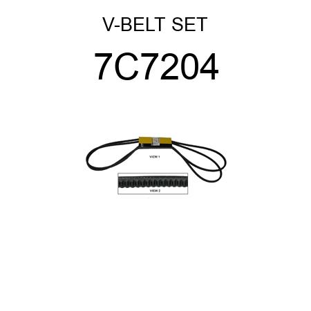 V-BELT SET 7C7204