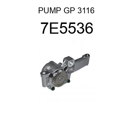 PUMP GP 3116 7E5536
