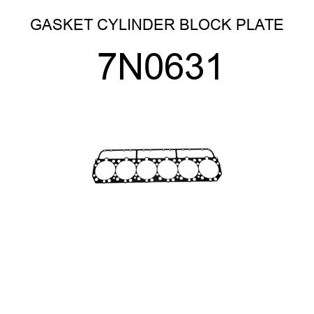 GASKET CYLINDER BLOCK PLATE 7N0631