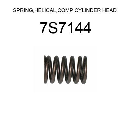 SPRING,HELICAL,COMP CYLINDER HEAD 7S7144