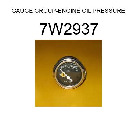 GAUGE GROUP-ENGINE OIL PRESSURE 7W2937