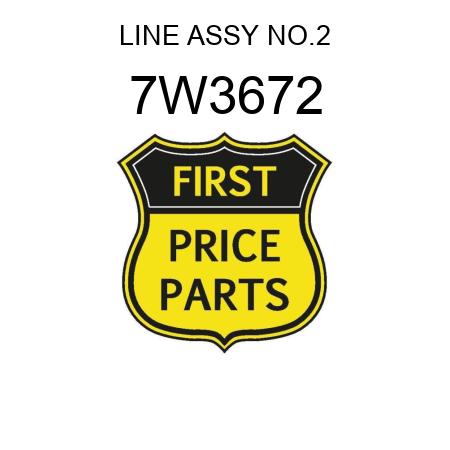 LINE ASSY NO.2 7W3672
