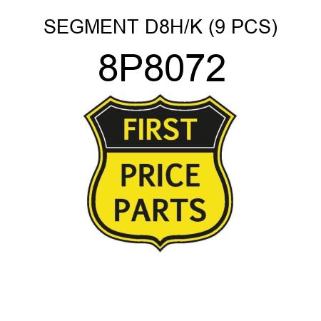 SEGMENT D8H/K (9 PCS) 8P8072