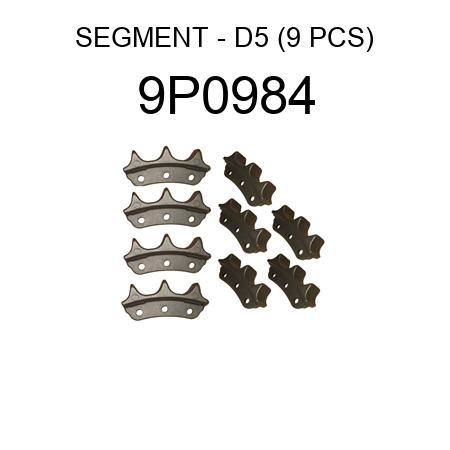 SEGMENT GROUP (9 PCS)  D5 (5S0836) (CR4408)  Includes 9 Pieces 1856151 9P0984