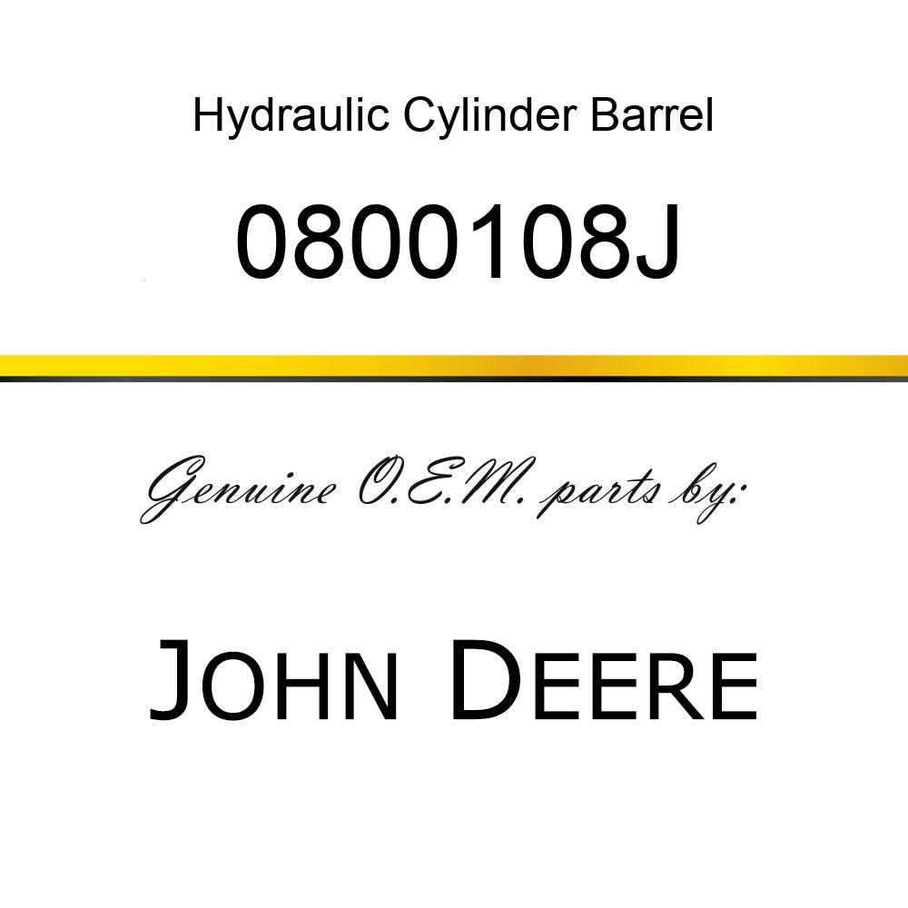 Hydraulic Cylinder Barrel - TUBE, BOOM CYLINDER 0800108J