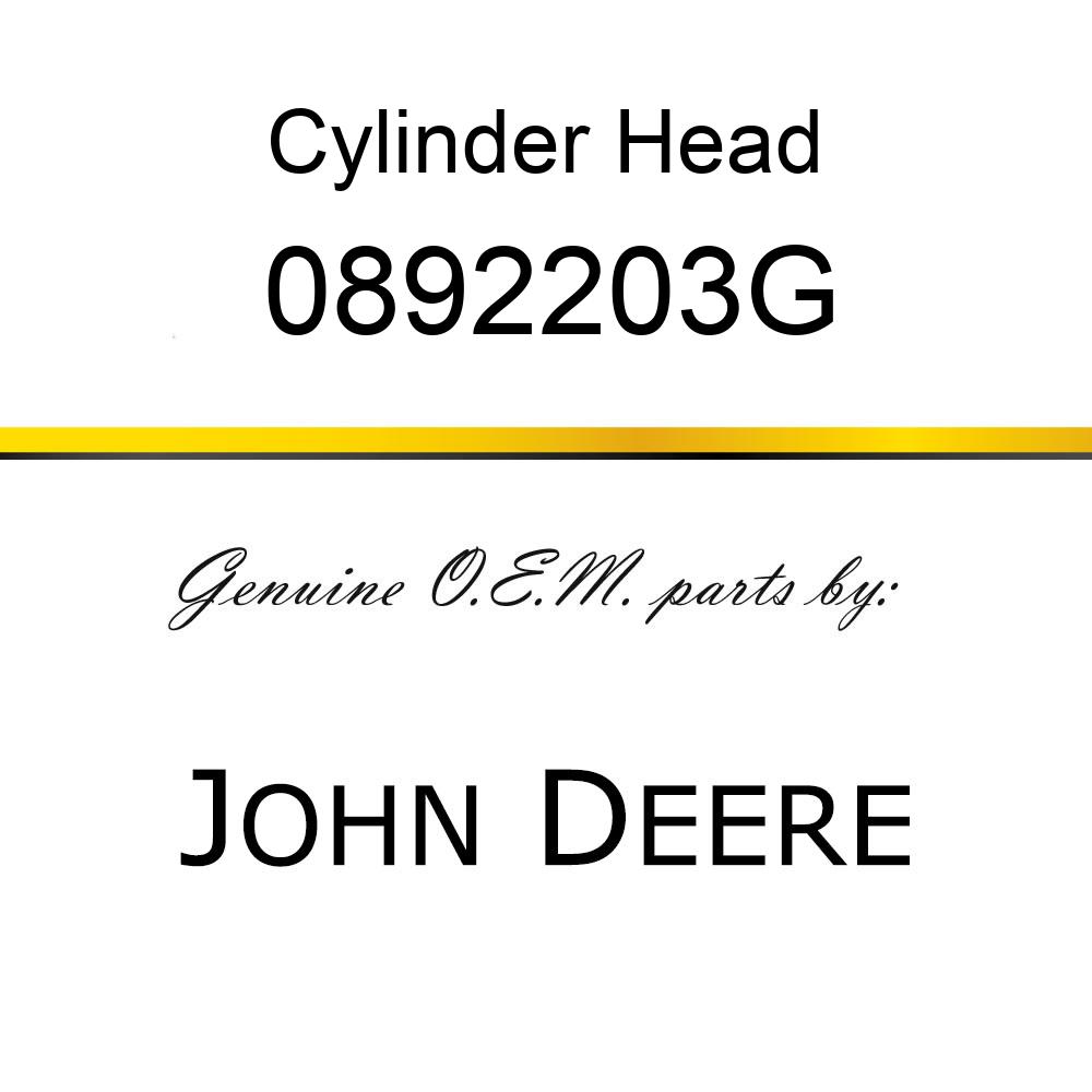 Cylinder Head - HEAD CYLINDER ASSY 0892203G
