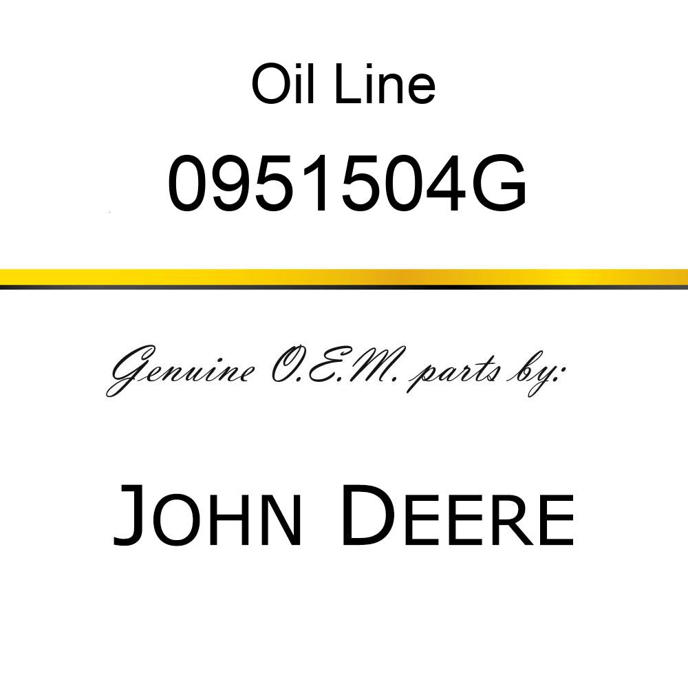 Oil Line - OIL LINE 0951504G