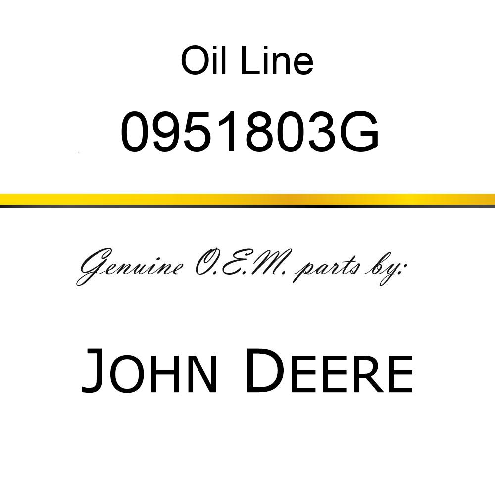 Oil Line - OIL LINE 0951803G