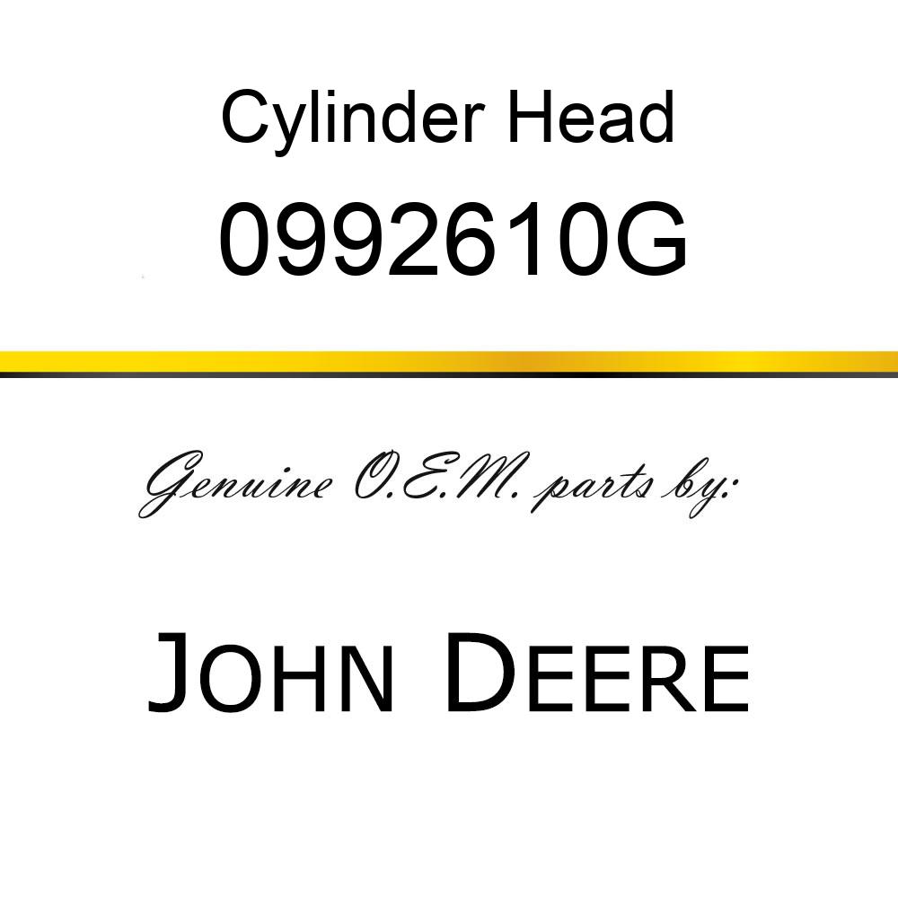 Cylinder Head - HEAD CYLINDER ASSY 0992610G