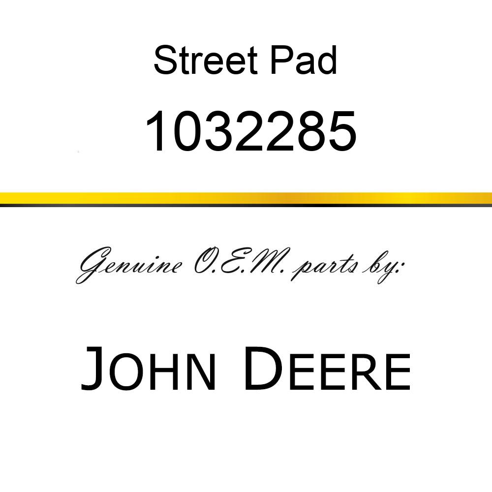 Street Pad - RUBBER-PAD SHOE 1032285