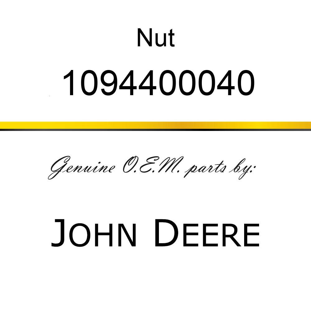 Nut - NUT,BUMPER 1094400040