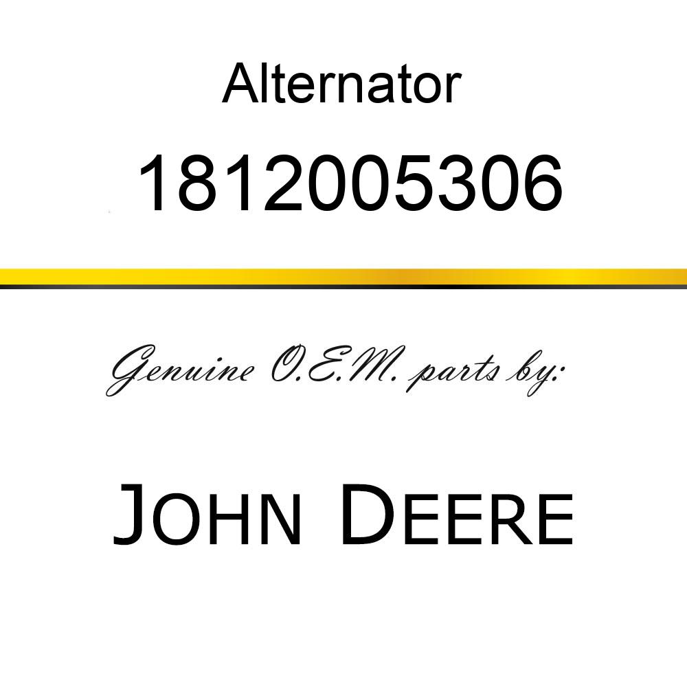 Alternator - GENERATORASM 1812005306