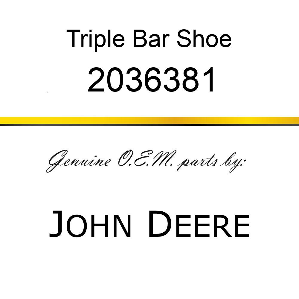 Triple Bar Shoe - SHOE,GROUSER 2036381