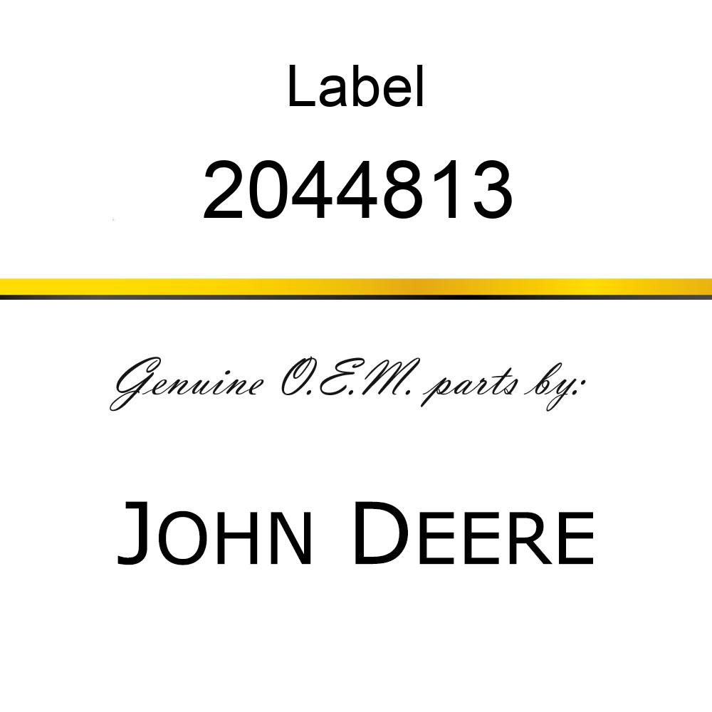 Label - NAME-PLATE (STAY OU 2044813